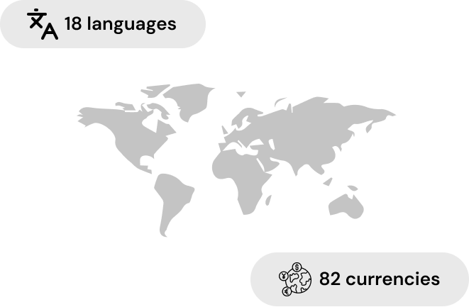 Multi-language & multi-currency